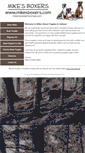 Mobile Screenshot of mikesboxers.com