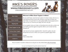Tablet Screenshot of mikesboxers.com